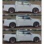 PROTECT heavy duty aluminum trifold bed cover with roll bar for Isuzu DMax Double Cabs
