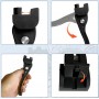 Quick release latches for PROTECT Tonneau Covers