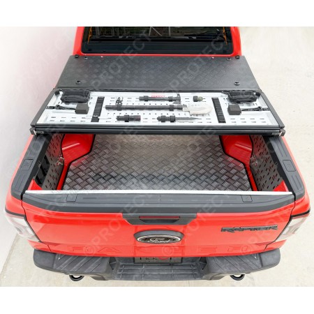 Tactical Aluminum Molle Plate for foldable PROTECT tonneau covers
